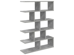 Étagère flottante, étagère murale gris béton 70 x 20 x 100 cm bois d'ingénierie cf42352