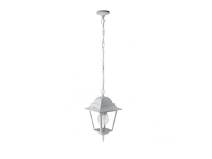 Suspension extérieure fabrilamp spica e27 ip44 hauteur réglable blanc