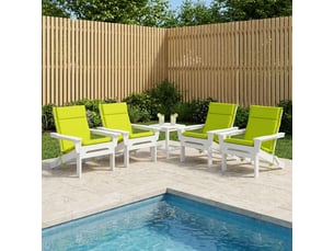 Lot de 6 coussins de chaise à dossier haut gemert cf59369