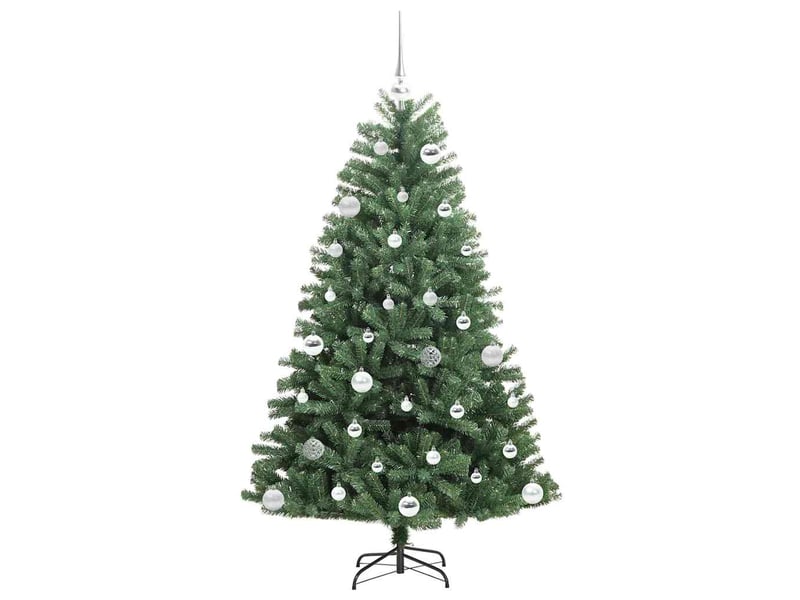  Sapin de noël - arbre de noël artificiel à branches articulées vert 150 cm  - Conforama D