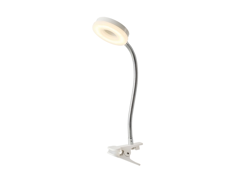  Lampe de bureau Métal 40 cm blanc  - Conforama B