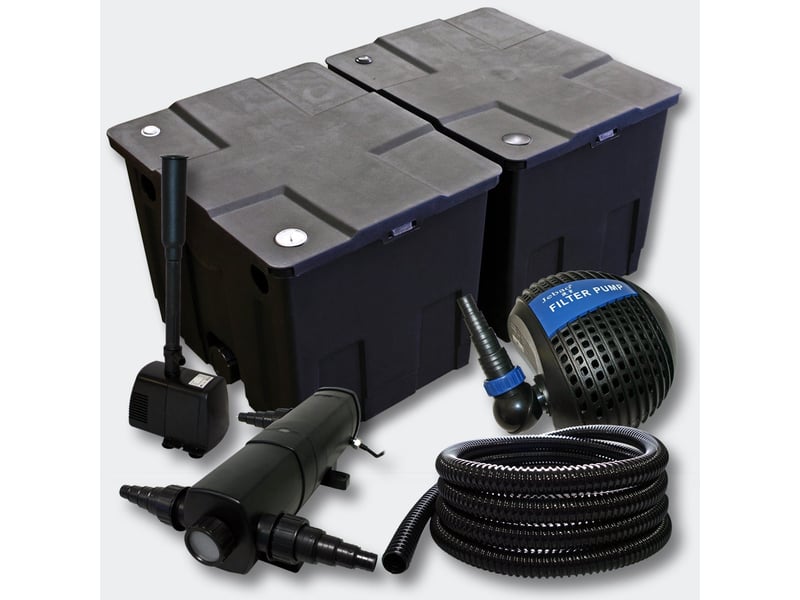  Kit de filtration de bassin bio filtre 60000l uvc 36 watts fontaine 4216511  - Conforama A