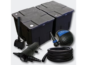Kit de filtration de bassin bio filtre 60000l uvc 36 watts fontaine 4216511