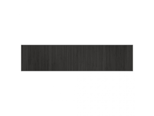 Tapis rectangulaire en bambou gris 70x300 cm - comfortxl
