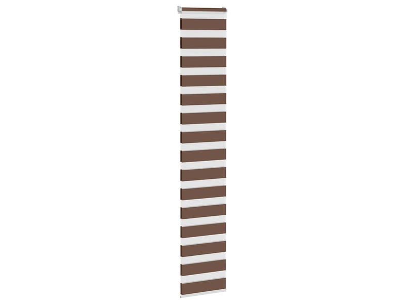  Store zèbre, store de fenêtre marron 50x200 cm largeur du tissu 45,9 cm polyester cf48709  - Conforama C