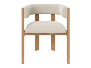 Lot de 2 chaises de salle à manger 47x48x72,5 cm, meuble salon, meuble cuisine, rembourrage épais, métallique, beige+naturel