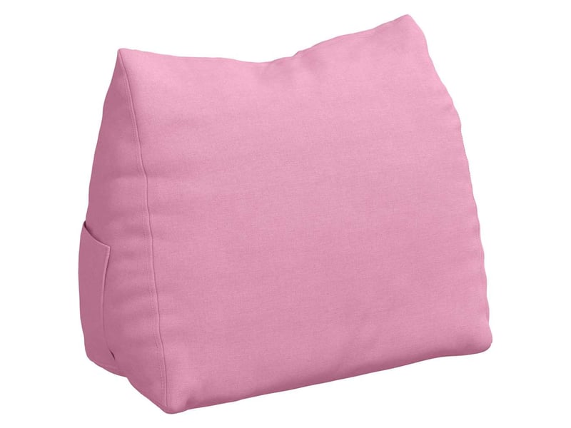  Coussin de dos, coussin de dossier rose 45 x 20 x 35 cm tissu cf54977  - Conforama A