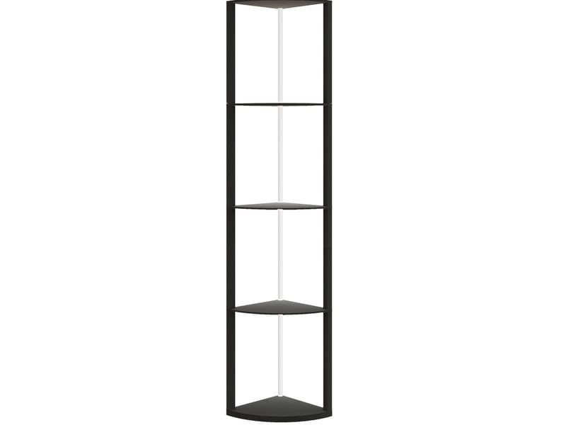  Lampadaire led 42x29,5x163 cm rgb à 5 niveaux de réglage mdf noir  - Conforama A
