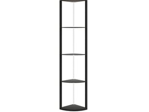 Lampadaire led 42x29,5x163 cm rgb à 5 niveaux de réglage mdf noir