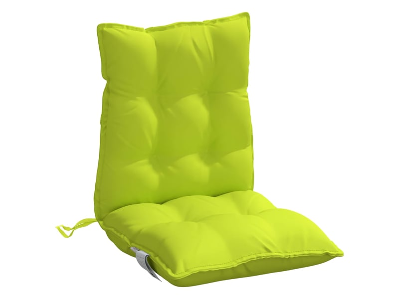  Lot de 4 coussins d'extérieur, coussins de chaise vert vif. 100 x 50 x 7 cm cf56428  - Conforama E