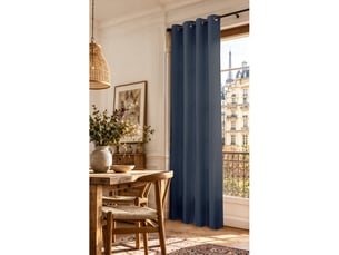 Rideau à œillets 140 x 240 cm victoria fils teints jacquard
