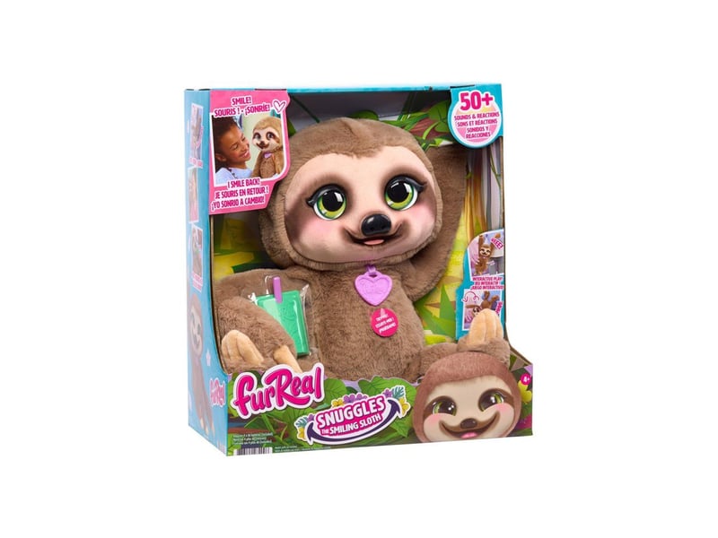  Peluche interactive bebe paresseux snuggles 50 sons et reactions 33 cm FUR0886144282096 - Conforama D