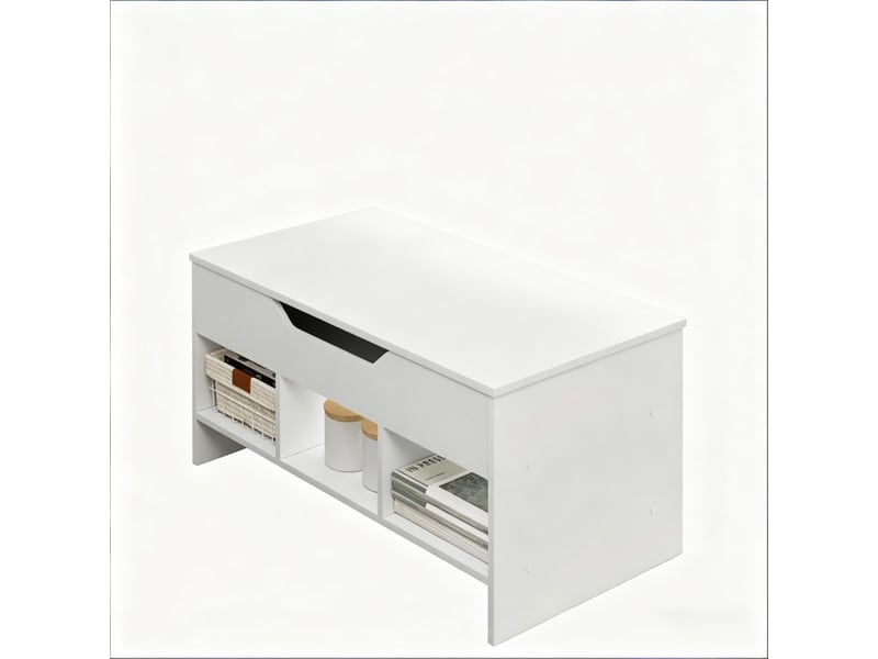 Table basse transformable compacte, bureau pc et table à manger marron rustique réglable - Conforama D