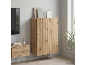 Armoire <strong></strong> <strong></strong> coloris bois clair largeur 66 cm