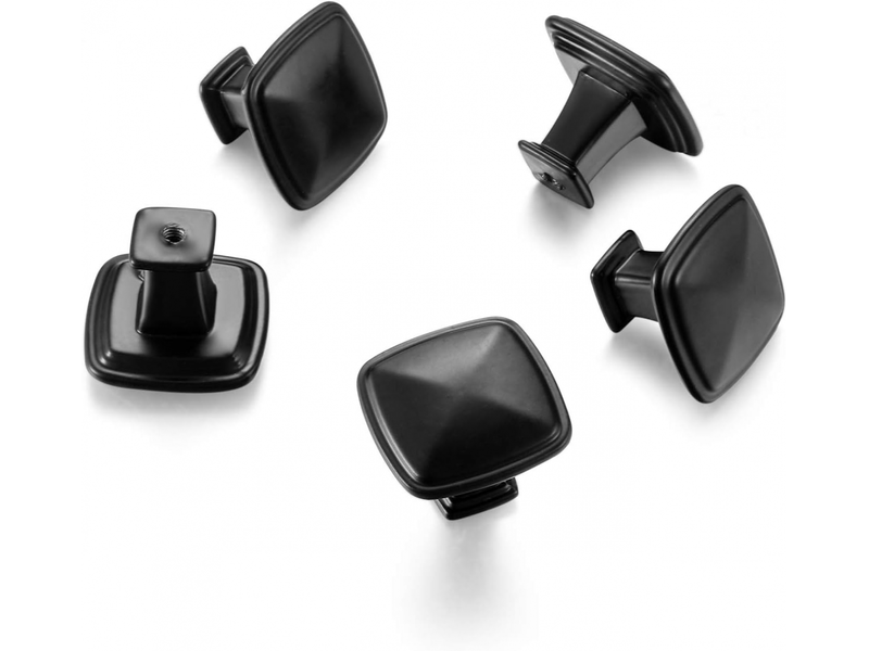  10 pièces de poignée noire pour placard de cuisine, poignée de porte de tiroir, bouton de porte de meubles de cuisine, poignées de meubles pour ri  - Conforama C