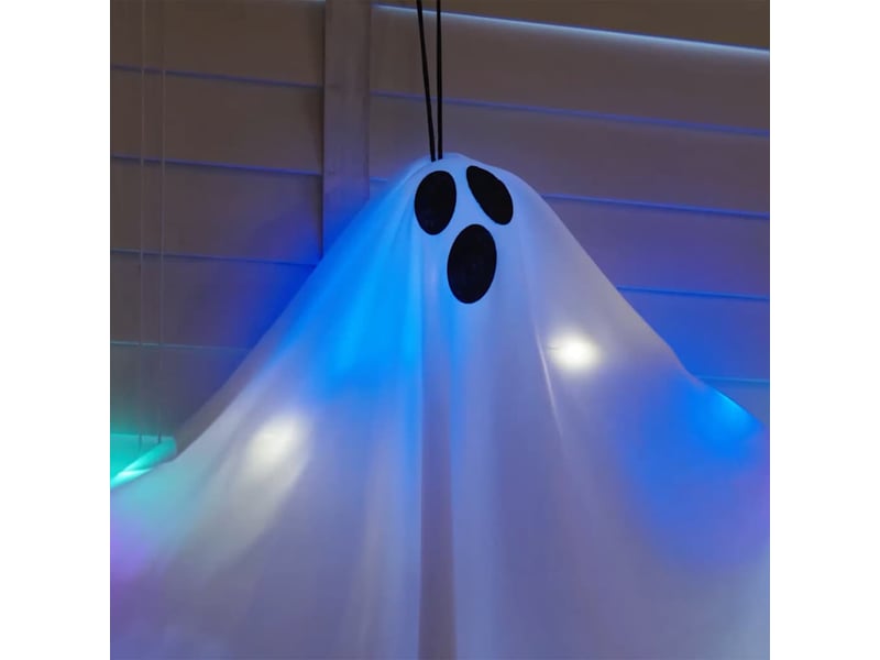  Fantôme suspendu halloween 3 pc blanc 52 x 62 cm polyester cf61923  - Conforama C