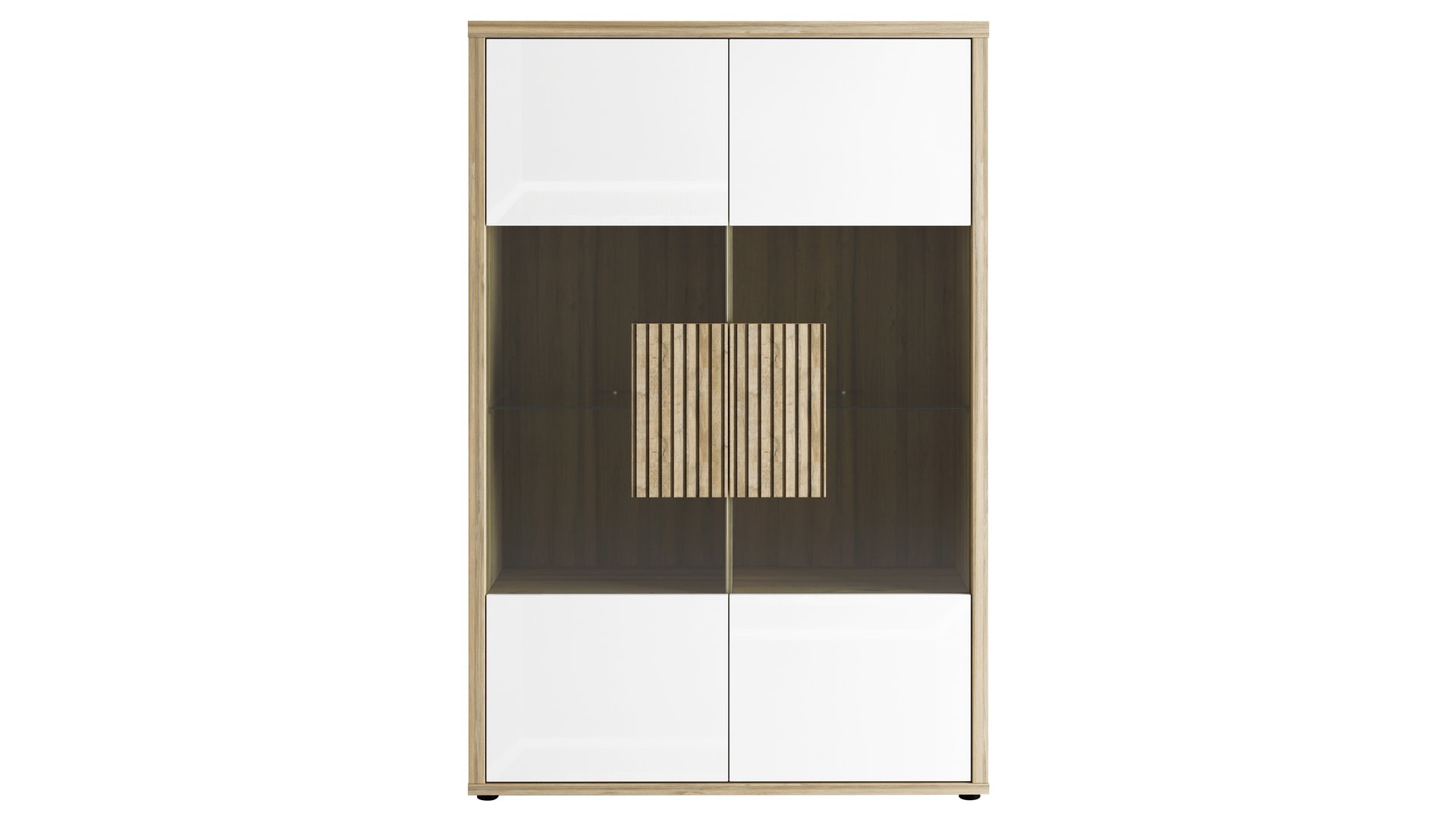 Vitrine CASTEL bicolore 180 Conforama