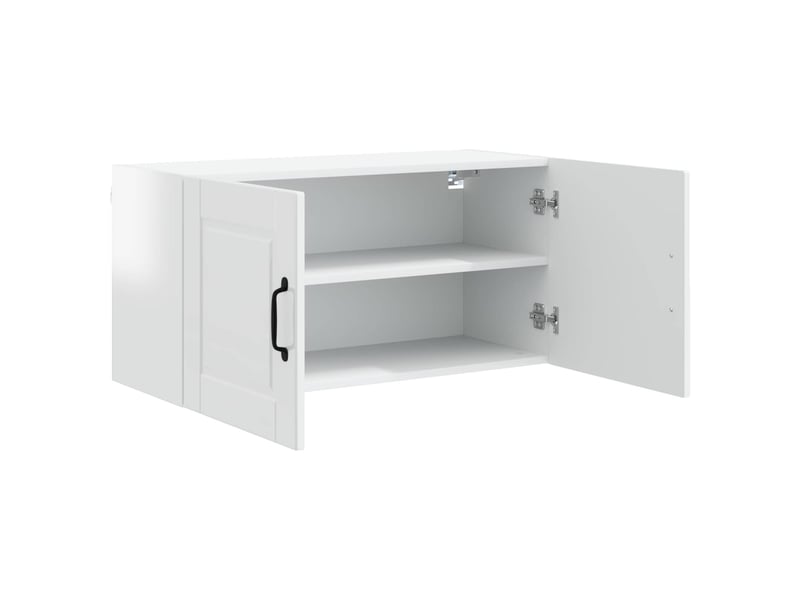 Meuble mural de cuisine, armoire de cuisine blanc brillant 80x31x40cm shl6383 - Conforama E