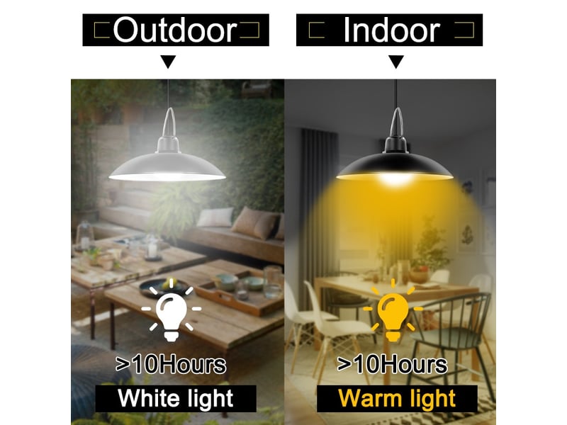 Lampe solaire extérieure avec télécommande – noir, lumière chaude 3000k - Conforama C