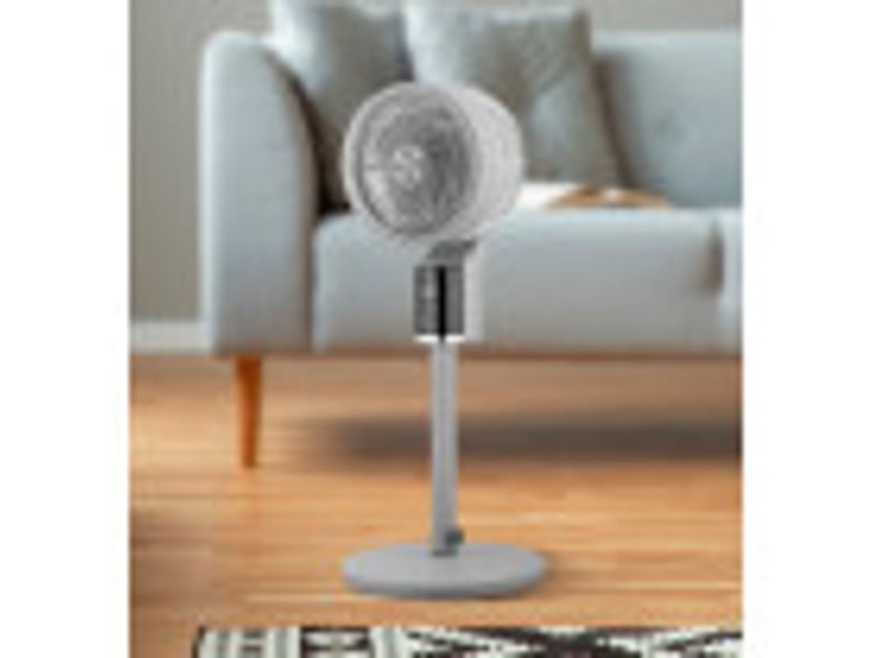  Ventilateur sur pied fabrilamp persa 50 w 3 vitesses gris cromo 236841045 - Conforama D