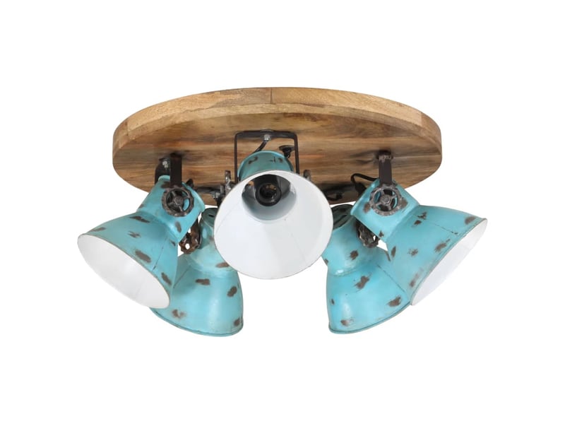  Plafonnier, lampe plafond 25 w bleu délavé 50x50x25 cm e27  - Conforama A