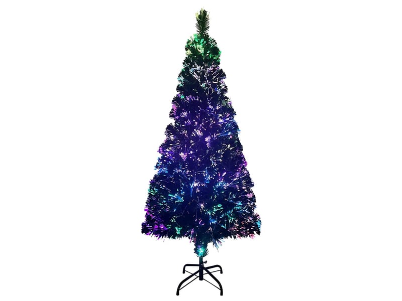  Sapin de noël - arbre de noël artificiel avec support vert 210 cm fibre optique  - Conforama C