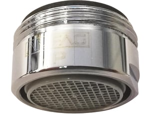 Aérateur mâle chromé pour robinets, améliorez le confort de votre robinet avec cet accessoire gris argenté pour eau chaude et froide