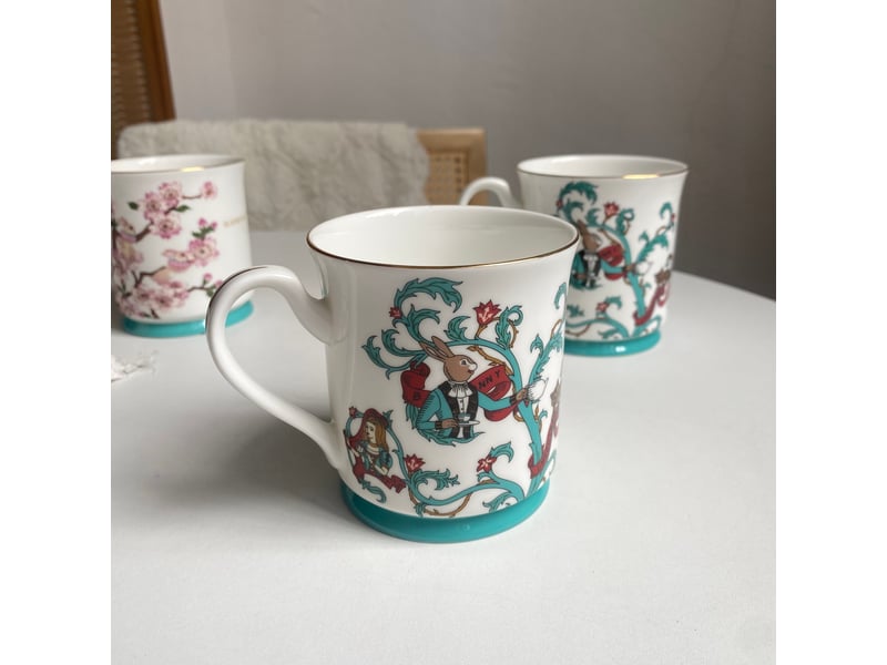  Mug en céramique, lapin et chat, 320 ml  - Conforama B