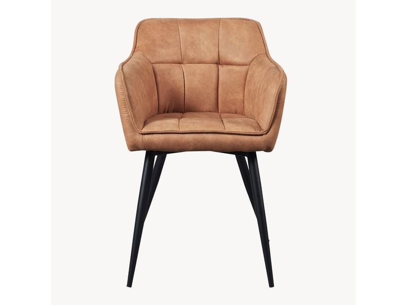  Chaise de salle à manger Birmingham simili-daim marron [en.casa] Birmingham - Conforama A
