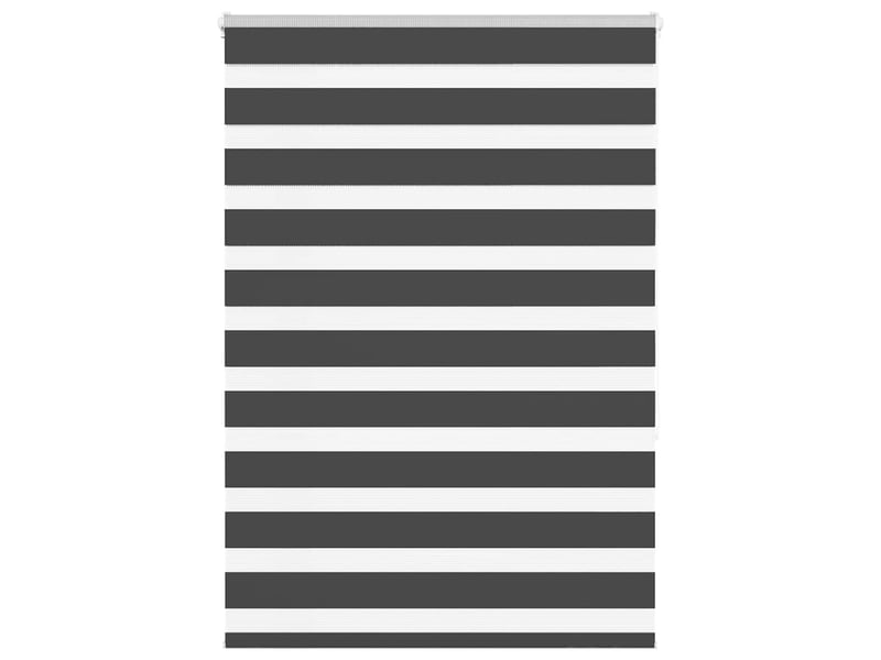 Store zèbre, store de fenêtre noir 110x150 cm largeur du tissu 105,9 cm polyester cf48859 - Conforama B