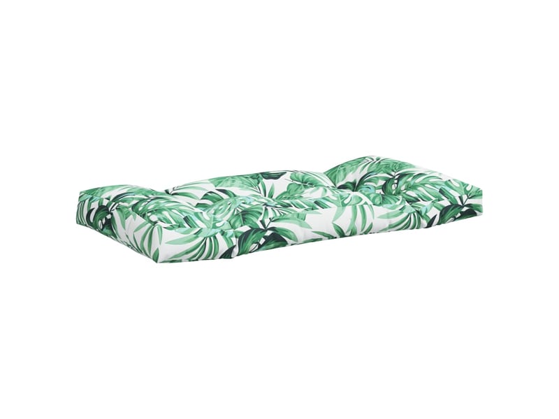  Lot de 2 coussins de palette, coussins de canapé motif de feuilles tissu cf59564  - Conforama E