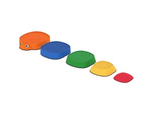 Pierres d'équilibre enfant 5 pièces 37,8 x 33,5 cm – multicolore – antidérapantes et empilables