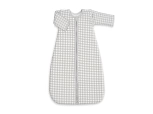Gigoteuse interbaby 90 cm - gris, motif vichy