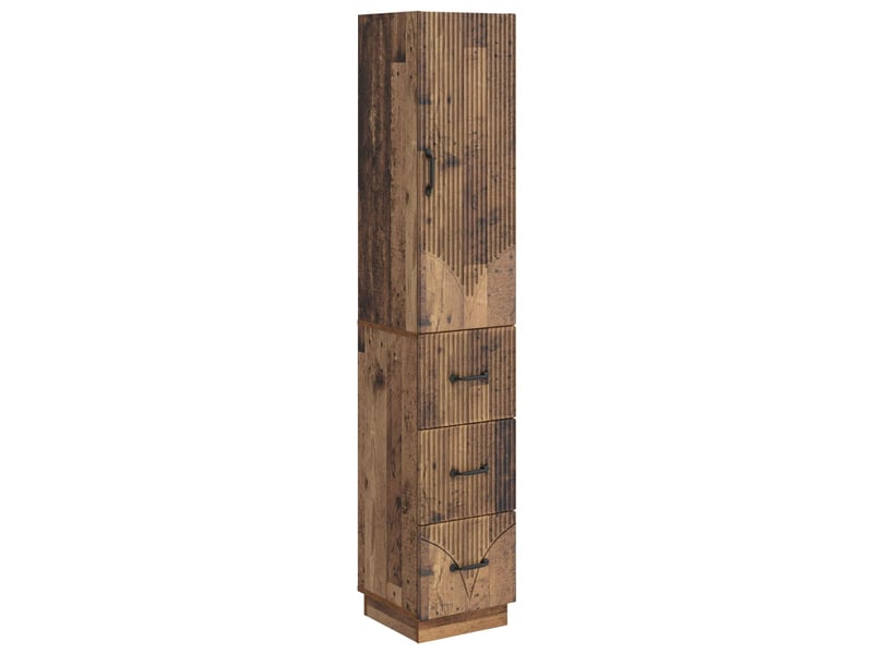 Ensemble de meubles 2 pcs, rangement de salon 33 x 34,5 x 87 cm bois d'ingénierie shl3867 - Conforama A