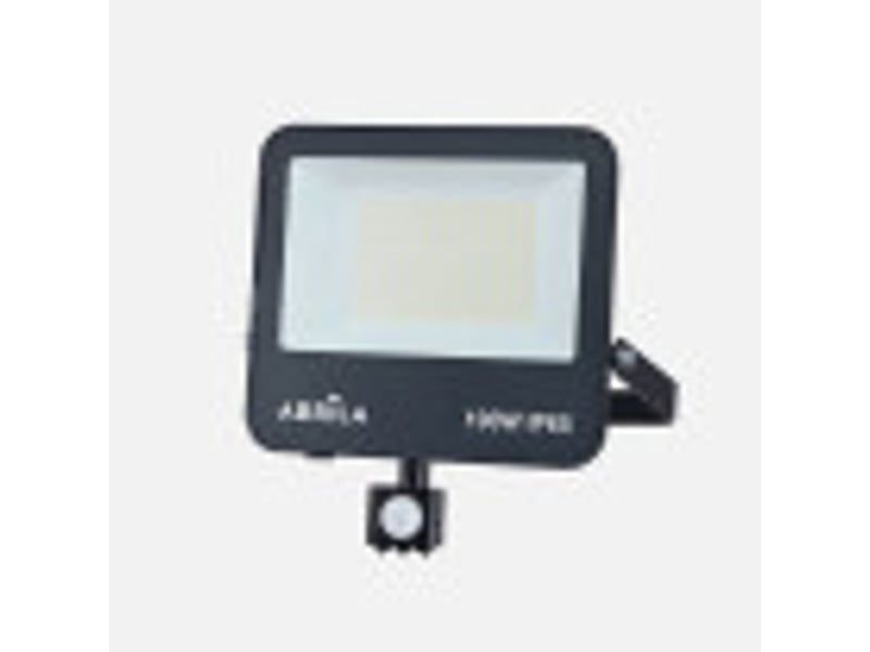  Projecteur led avec détecteur fabrilamp boiro 100 w 10000 lm 6500 k noir ip65 27 x 23,5 x 6 cm 262981009 - Conforama B
