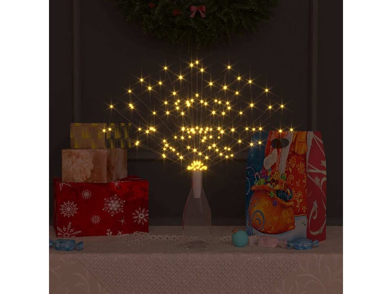  Feu d'artifice de noël d'extérieur blanc chaud 20 cm 140 led  - Conforama C