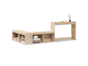 Table de chevet avec bureau 232 x 122 x 75 cm bois de pin massif
