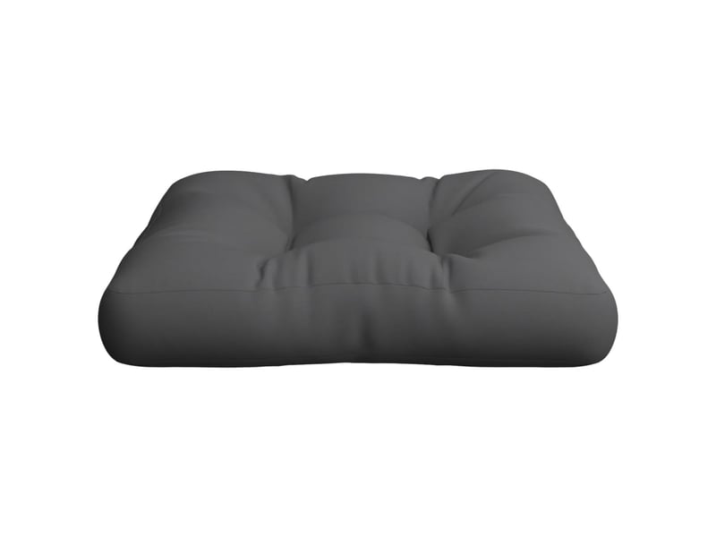  Coussin de palette, coussin de chaise, coussin de canapé anthracite 60x60x12 cm tissu cf55275  - Conforama E
