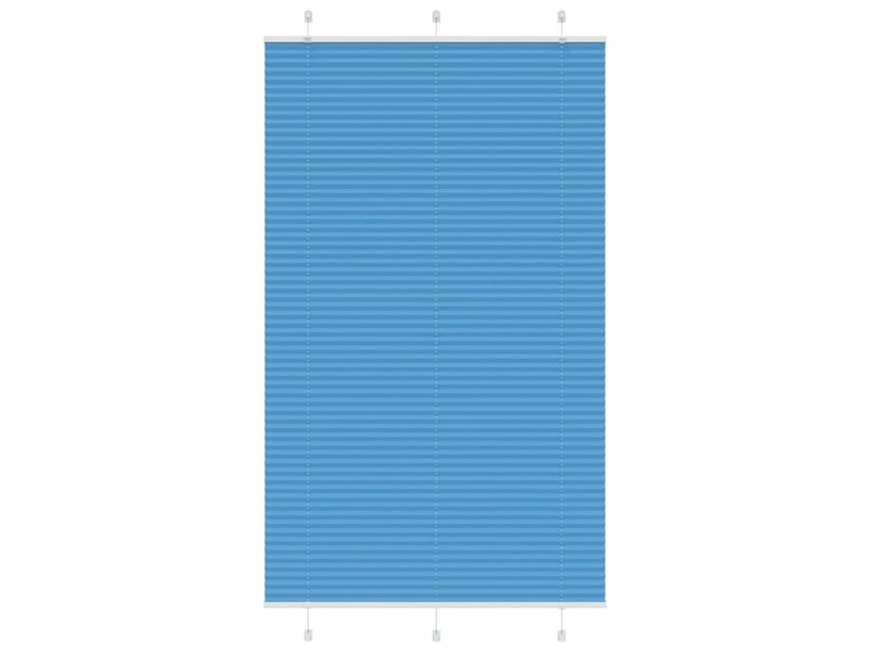  Store plissé, store de fenêtre bleu 115x200 cm largeur du tissu 114,4cm polyester cf46784  - Conforama B