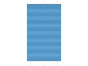 Store plissé, store de fenêtre bleu 115x200 cm largeur du tissu 114,4cm polyester cf46784