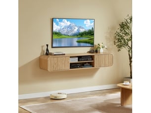Meuble tv coloris naturel 160 cm EVRYAE