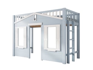 Lit mezzanine 90x200 cm VIVRYN   coloris bicolore