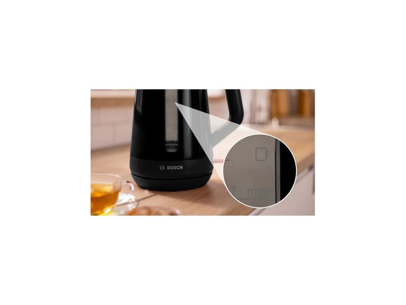  Bosch - bouilloire électrique 1.7l 2400w noir  twk1m123 - mymoment TWK1M123 - Conforama R