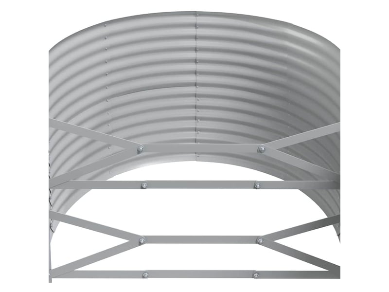  Jardinière - lit surélevé de jardin acier galvanisé 322x100x68cm gris  - Conforama E
