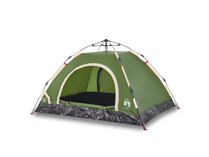 Tente de camping 3 personnes vert libération rapide  - Conforama A