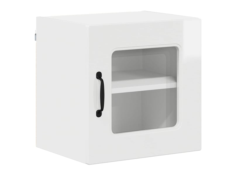 Meuble mural de cuisine | armoire de cuisine 2 pcs blanc brillant shl5519  - Conforama E