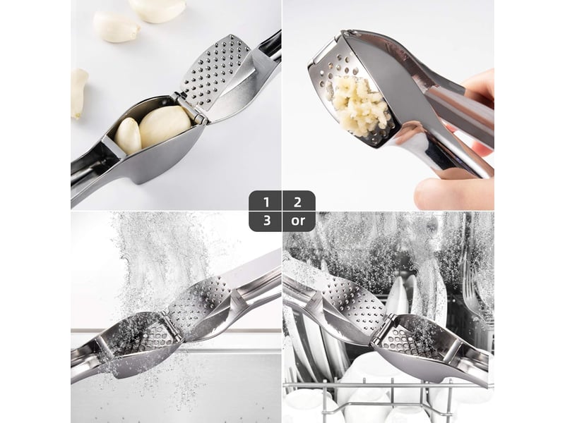  Presse-ail professionnel, pratique, solide, facile à nettoyer pour la cuisine  - Conforama D