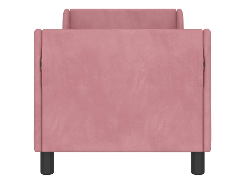 Lit simple- lit adulte - cadre de lit pour tout-petit avec tête de lit rose 70 x 140 cm - Conforama D
