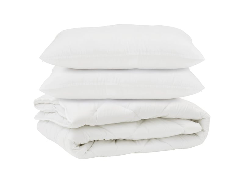  Couette avec oreiller 3 pcs - duvet blanc microfibre  - Conforama A