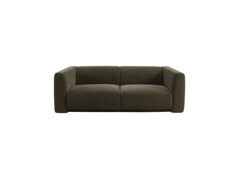  Canapé 3 places tissu kaki - kosmo  - Conforama B